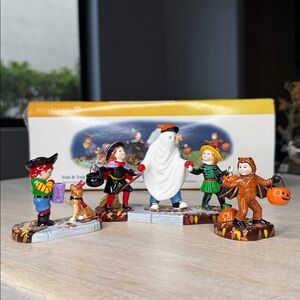 Department 56 “Trick or Treat Kids” Halloween Figurine Set